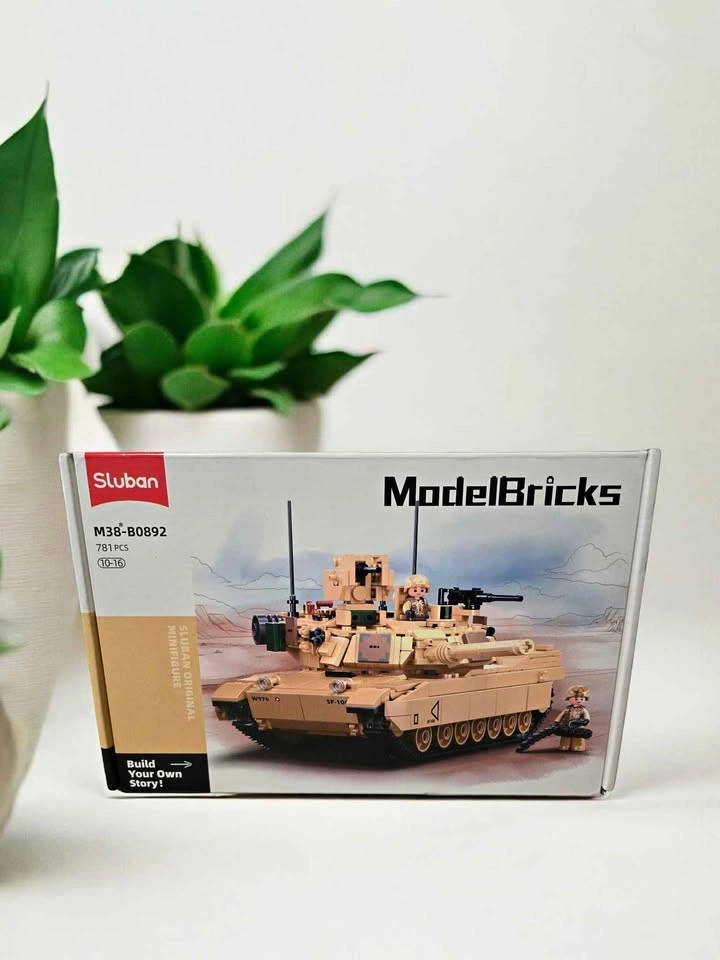 Sluban ModelBricks Tank Set (781pcs) Gift for Kids 10–16