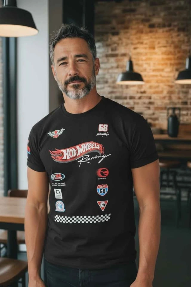 Hot Wheels Racing T-Shirt – Black Graphic Tee - photo 3