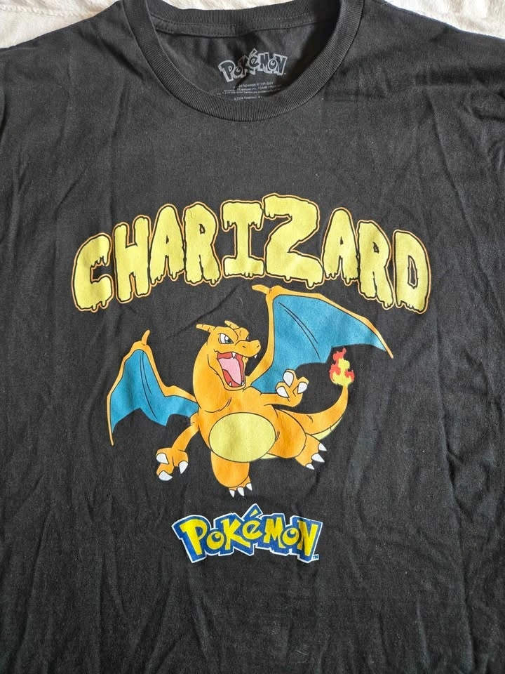 Charizard Pokémon T-Shirt – Black Graphic Tee - photo 5