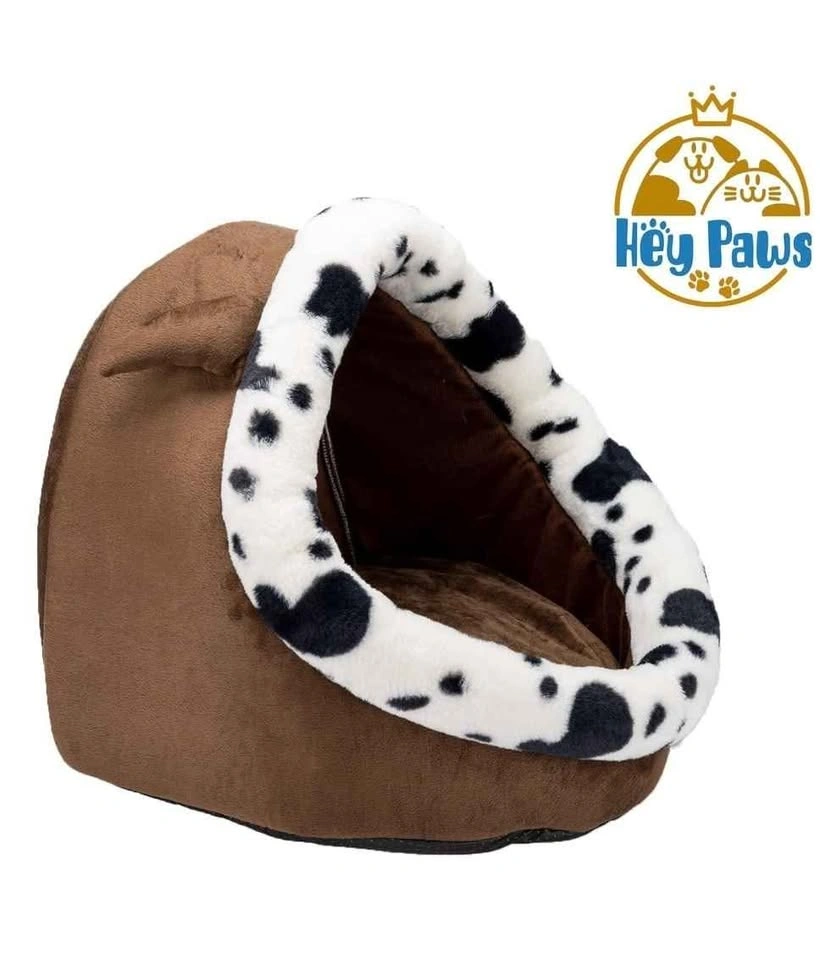 Hey Paws Covered Pet Bed - Brown - photo 2