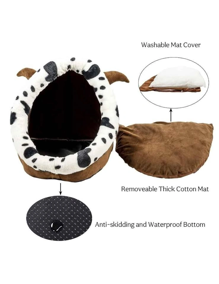 Hey Paws Covered Pet Bed - Brown - photo 5