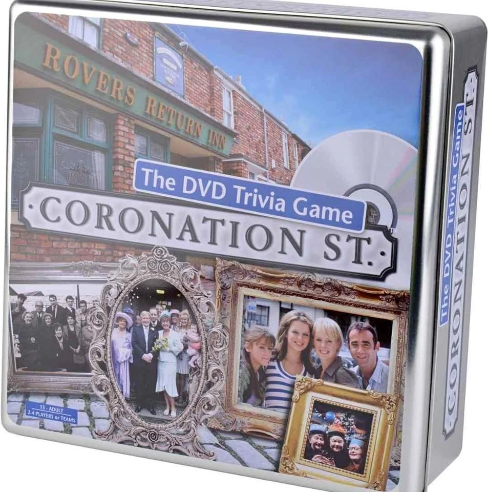 NEW Coronation Street the DVD Trivia Game in Gift Tin