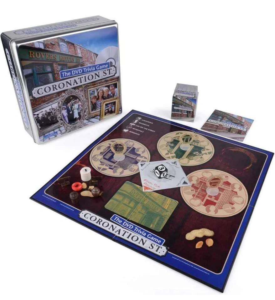 NEW Coronation Street the DVD Trivia Game in Gift Tin - photo 2