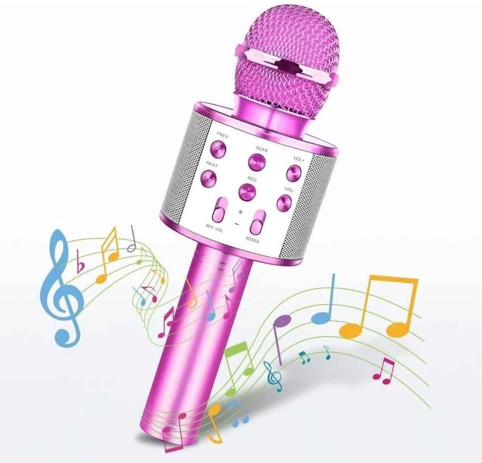Portable Karaoke Microphone with Bluetooth and TF Card - photo 4