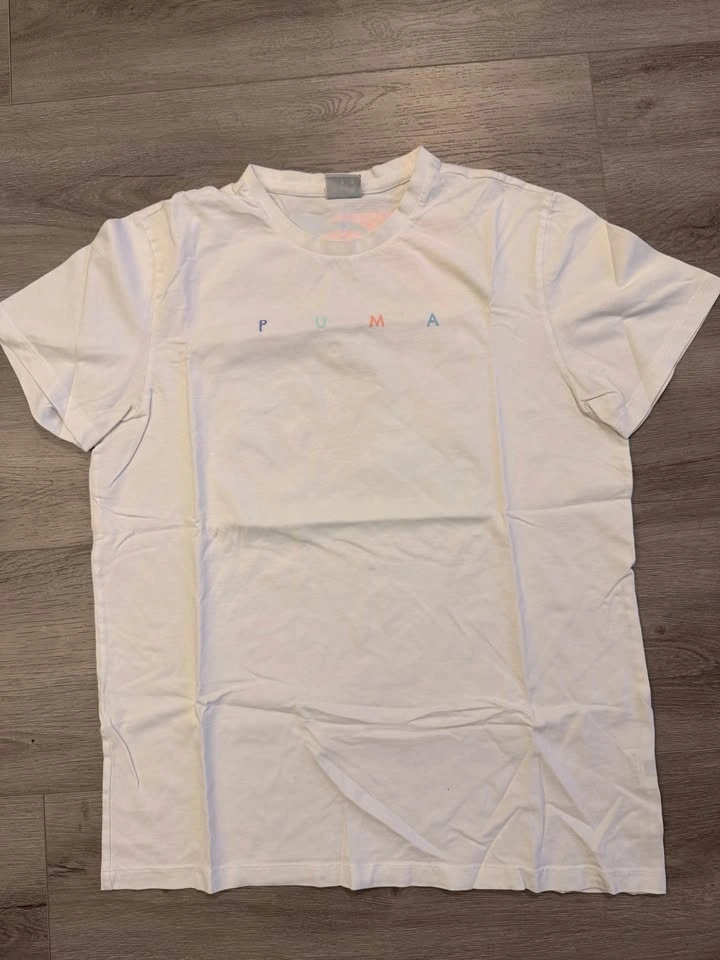 Puma White Graphic T-shirt - Size L - photo 2