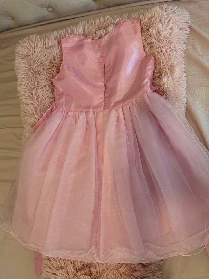 Pink kid girl dress - photo 3