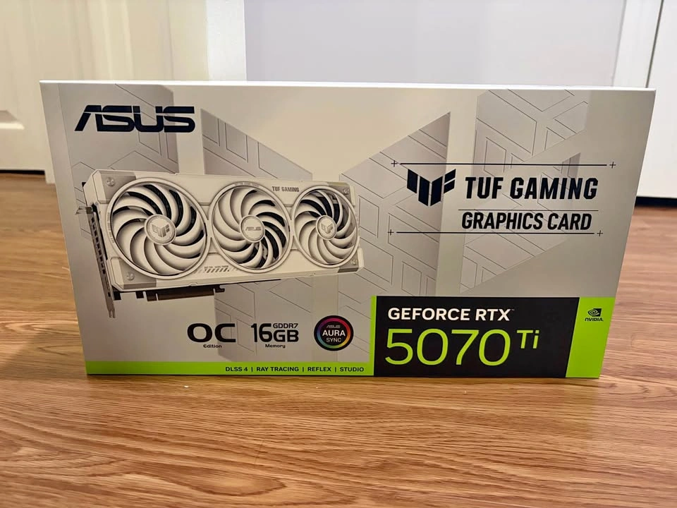 BNIB ASUS TUF Gaming 5070Ti OC White GPU