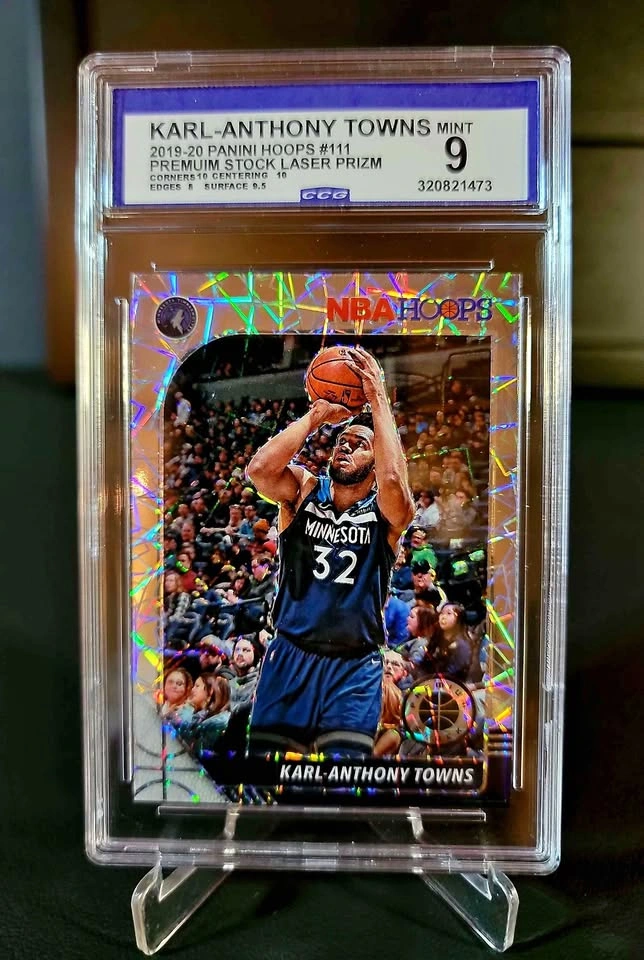 NBA Champ - KAT Premium Stock Prizm Laser slab!