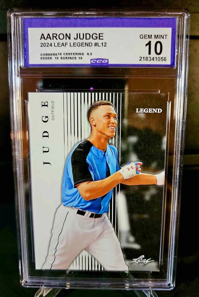Aaron Judge Mint 10 slab - Leaf Legend!