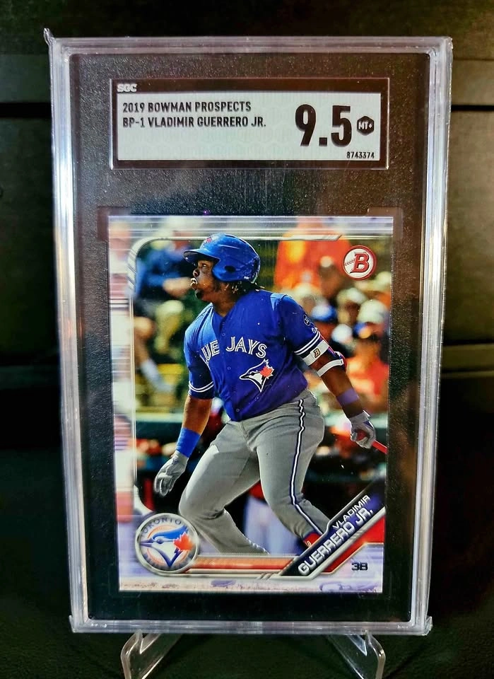 2019 Vladdy Guerrero Bowman's Rookie Prospect slab!