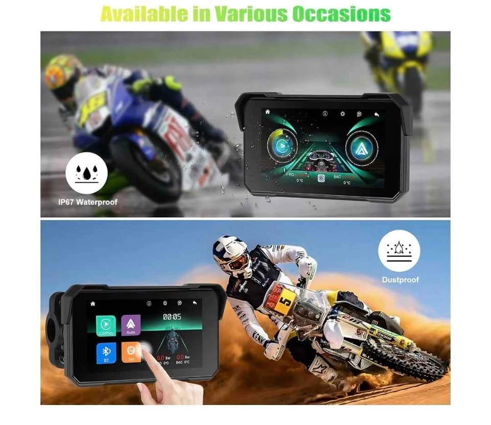 CAMECHO Motorcycle CarPlay and Android Auto Screen - photo 4