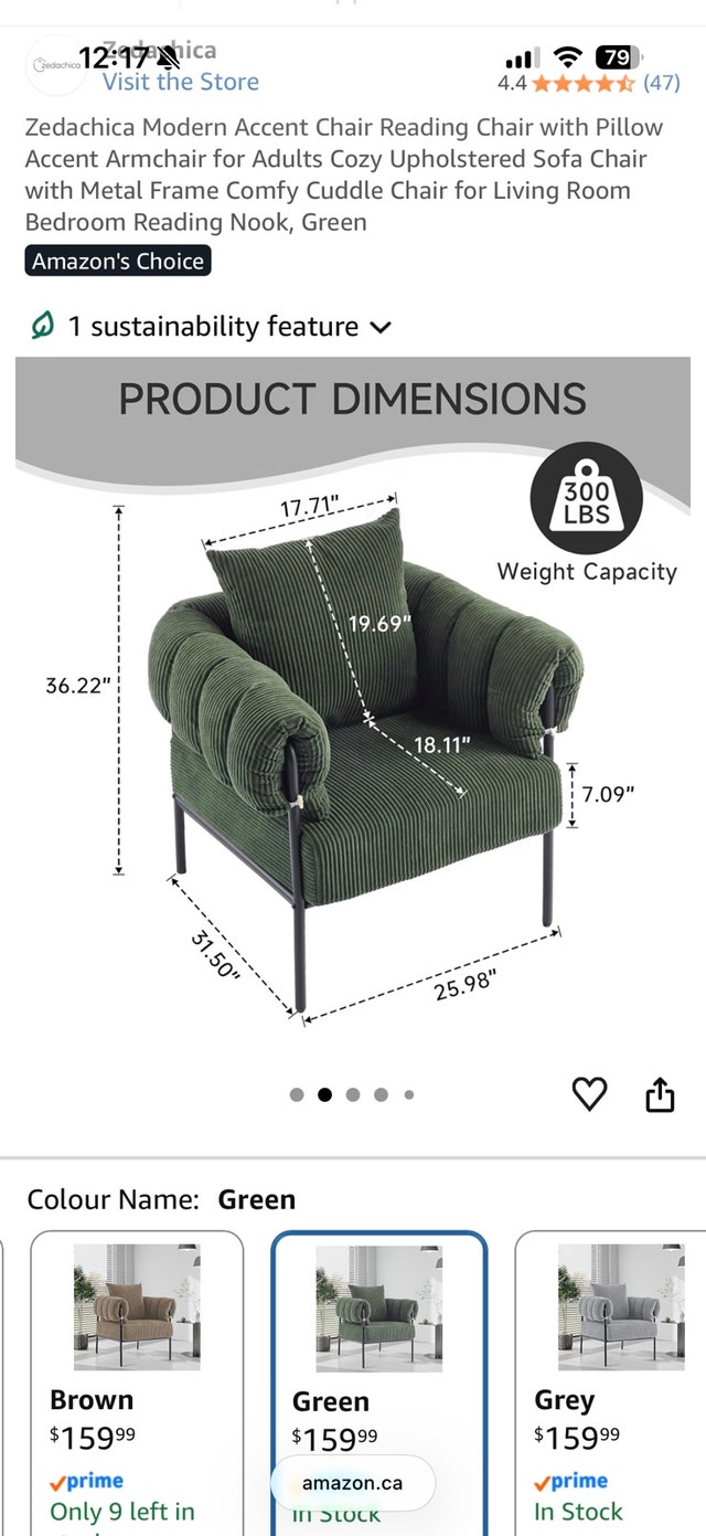 Reading Chair / Sofa Chair Armchair - photo 3