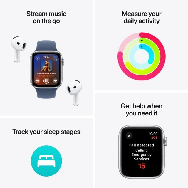 Apple Watch SE 2nd Gen GPS 40mm (Starlight) - photo 3