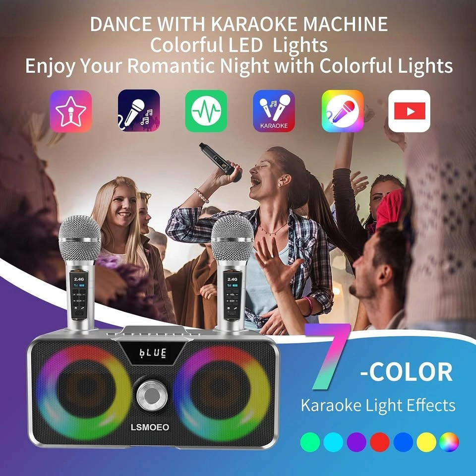 LSMOEO LS-317 Portable Karaoke Speaker System - photo 4