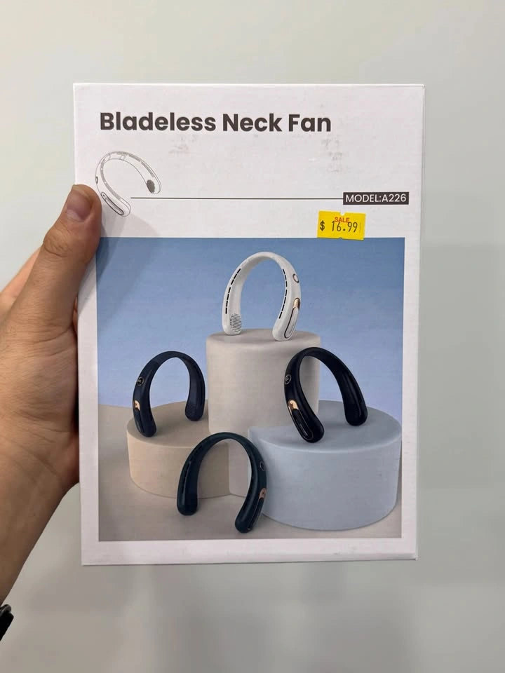 💨 Bladeless Neck Fan (Model: A226) NEW