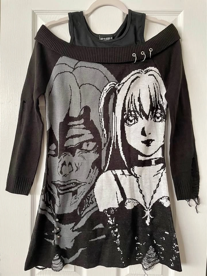 Hot Topic Death Note Sweater Dress (S)
