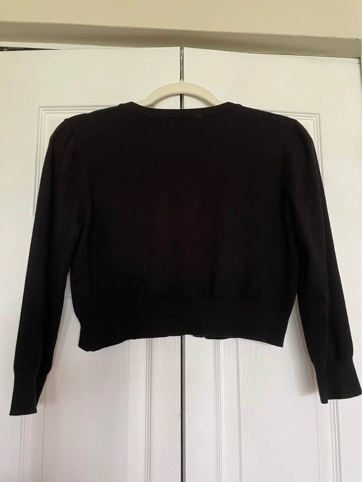 Cielo Black Cropped Cardigan L - photo 2