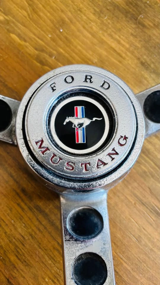 1965-1966 Ford Mustang Steering Wheel Horn Ring - photo 2