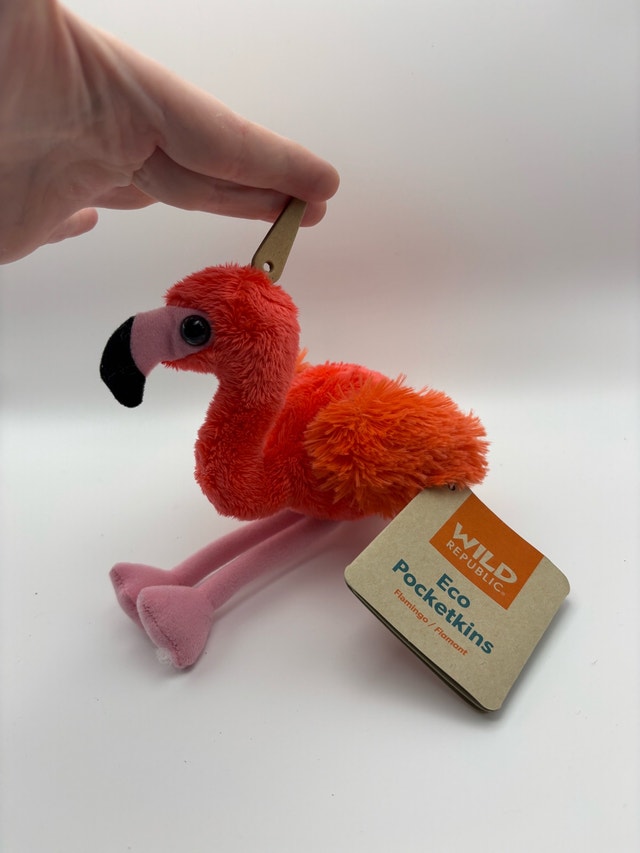 Wild Republic Eco Pocketkins Flamingo
