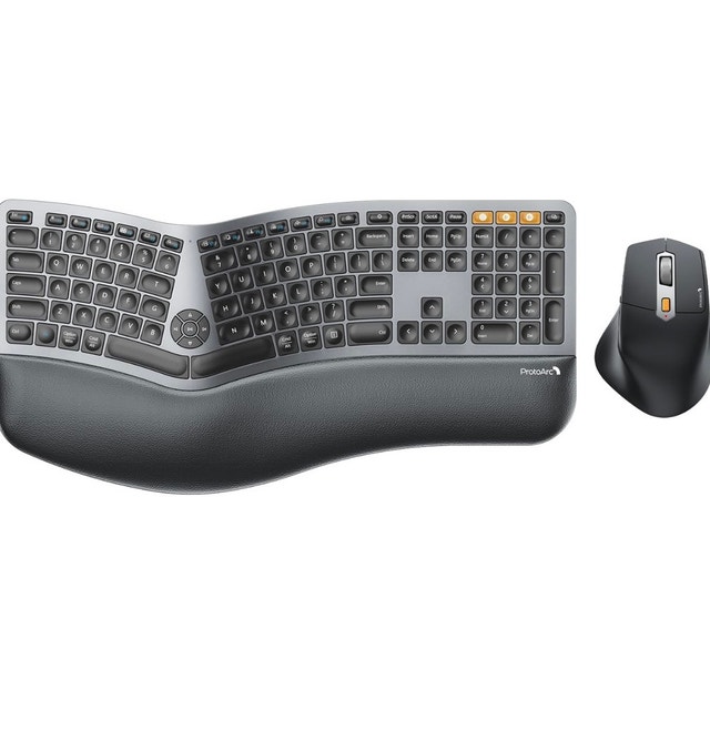 ProtoArc EKM01 Ergonomic Wireless Keyboard & Mouse Combo