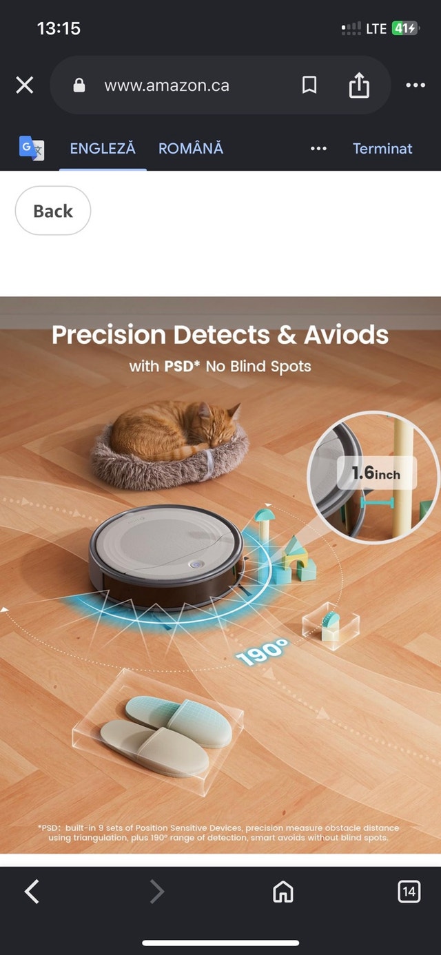 BRAND NEW Lefant M310 Robot Vacuum Cleaner – 4500Pa Suction - photo 3