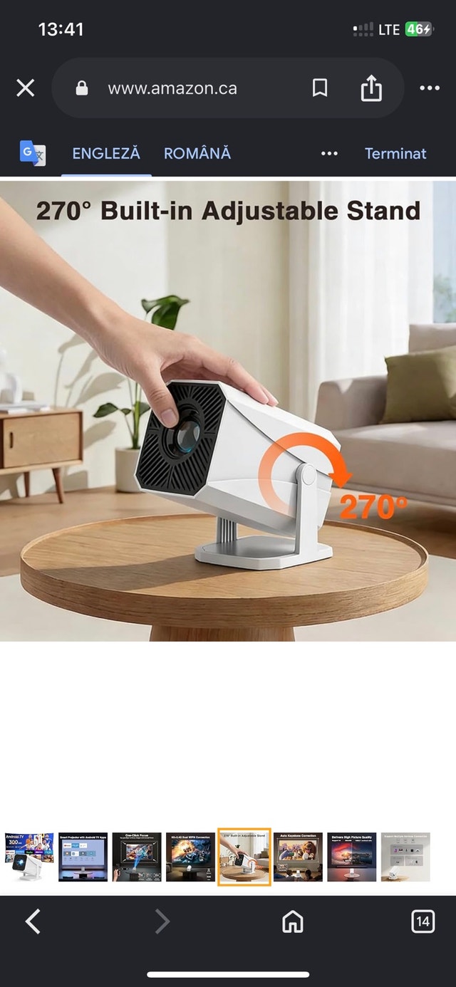 GKLPO Electric Focus Mini Smart Projector - photo 3