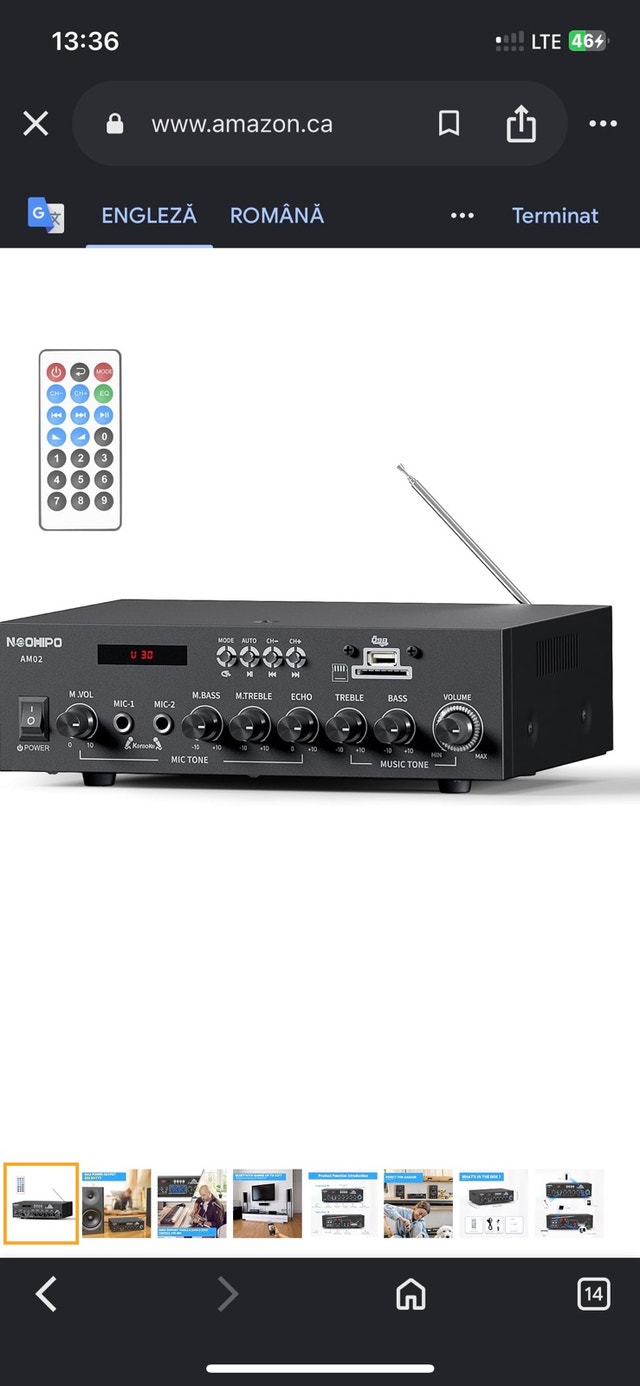 Neohipo AM02 Hi-Fi Home Audio Amplifier