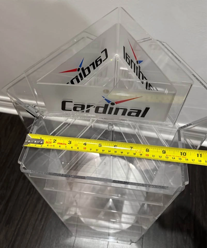 15 Shelf 3-Sided Tabletop Acrylic Spinner Display with Mirrored - photo 4