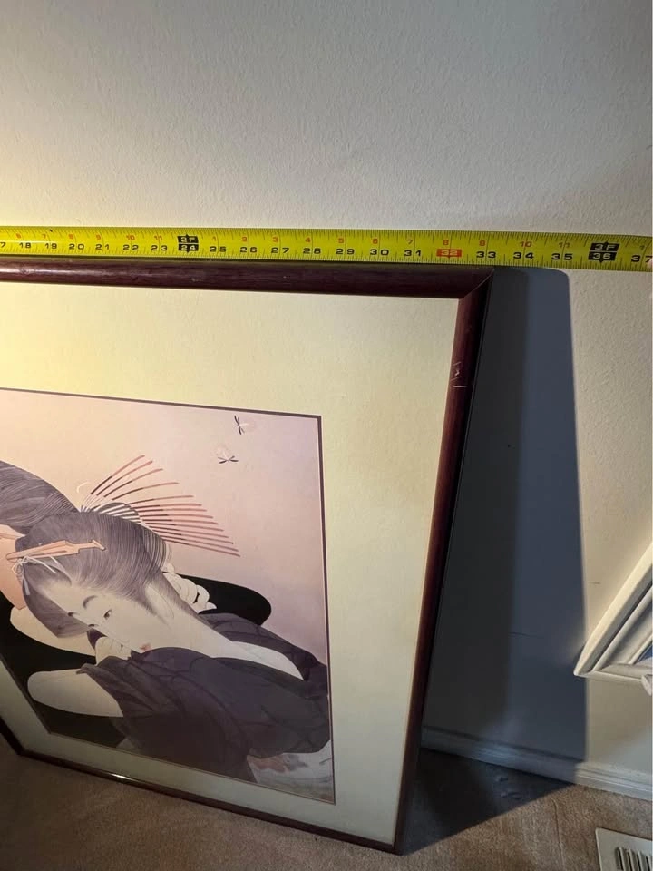 Framed / Matted Japanese Geisha Fine Art Print - photo 3
