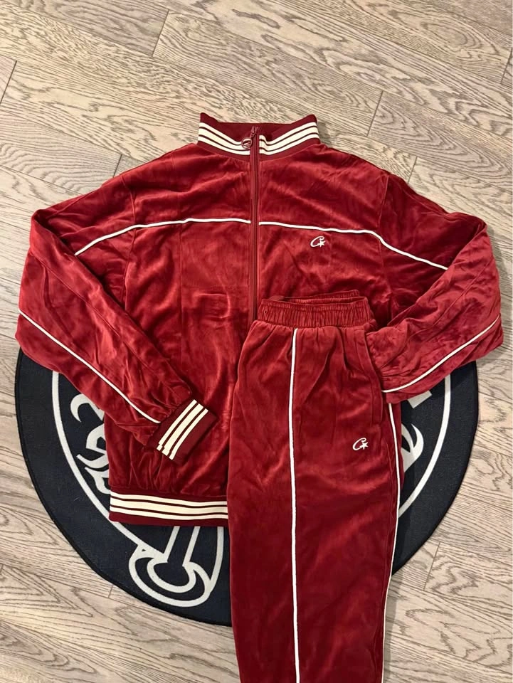 Corteiz “Red Valour” Tracksuit Set