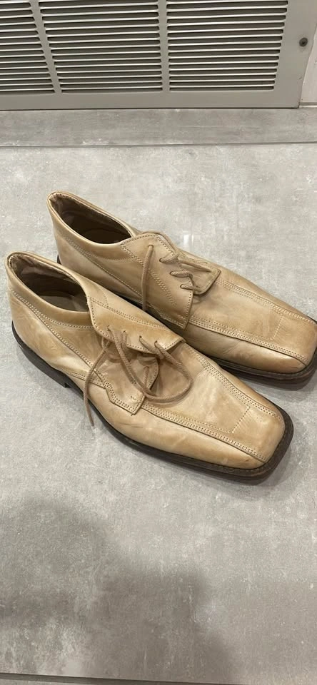 Italian Beige Men's Dress Shoes - photo 2