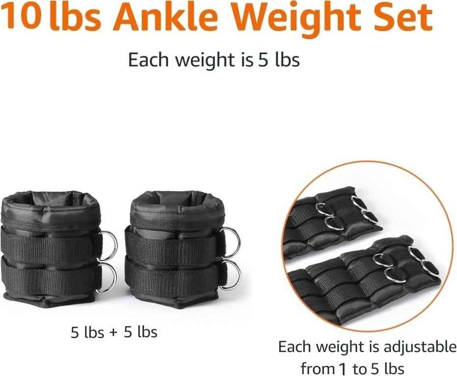 NEW Adjustable Ankle Weights (fitness/physio exercise training) - photo 3