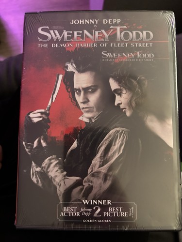 NEW SEALED Sweeney Todd The Demon Barber of Fleet Street DVD - R