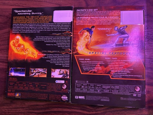 Fantastic Four DVD Extended + Rise of the Silver Surfer SEALED - photo 2