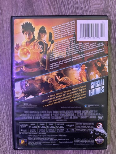 Dragonball Evolution DVD 2009 Z Edition Martial Arts Fantasy - photo 2
