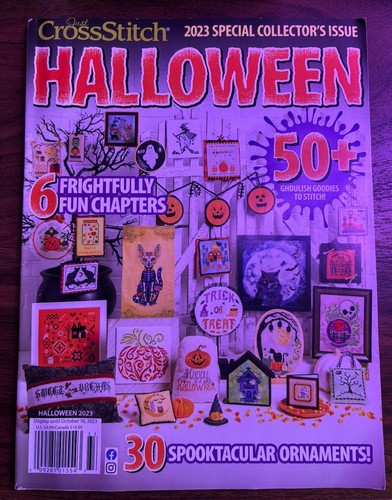 JUST CROSS-STITCH HALLOWEEN Magazine 2023 Special Collector's Is