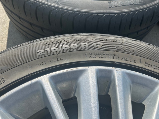 Ford 17 inch Alloy Wheels and 215/50R17 Tires - photo 3