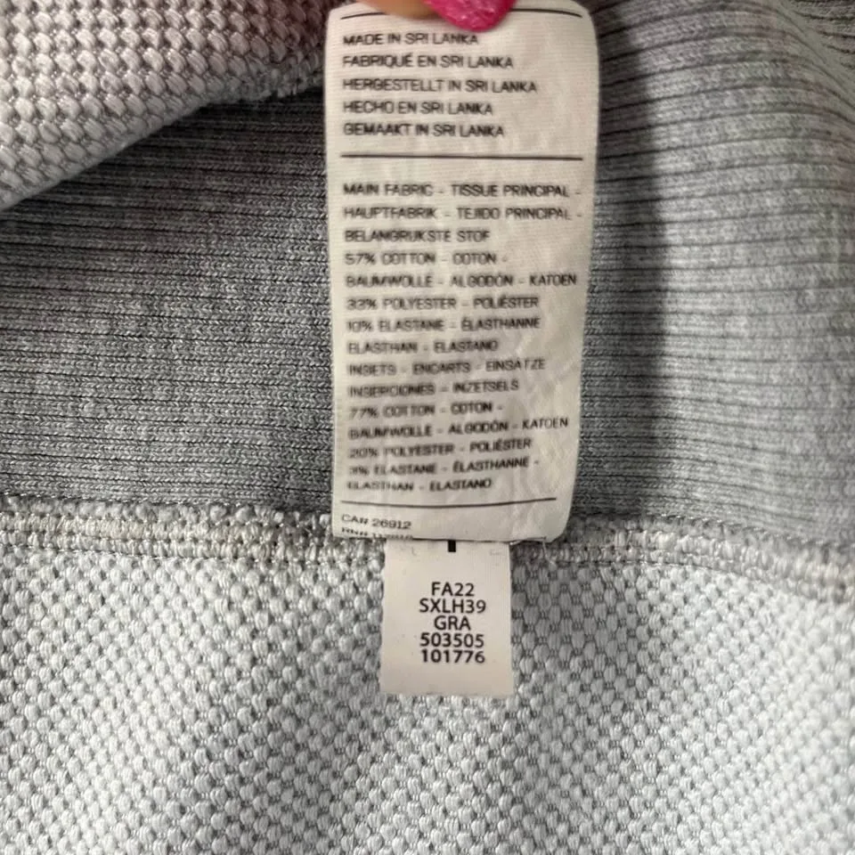 SAXX Down Time Full Zip Hoodie Grey Heather Men's L image indicator(5)