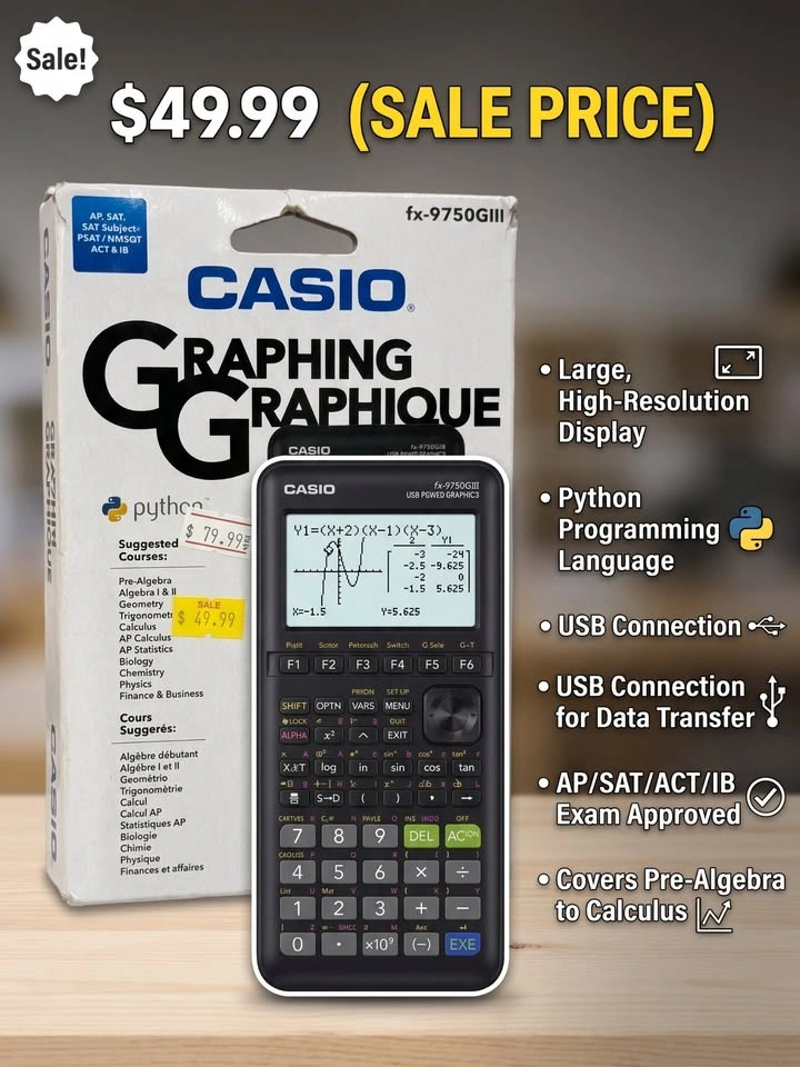 Casio fx-9750GIII Graphing Calculator - photo 2