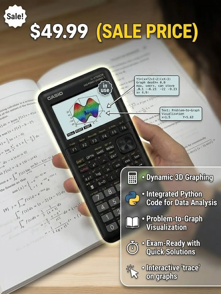 Casio fx-9750GIII Graphing Calculator - photo 3