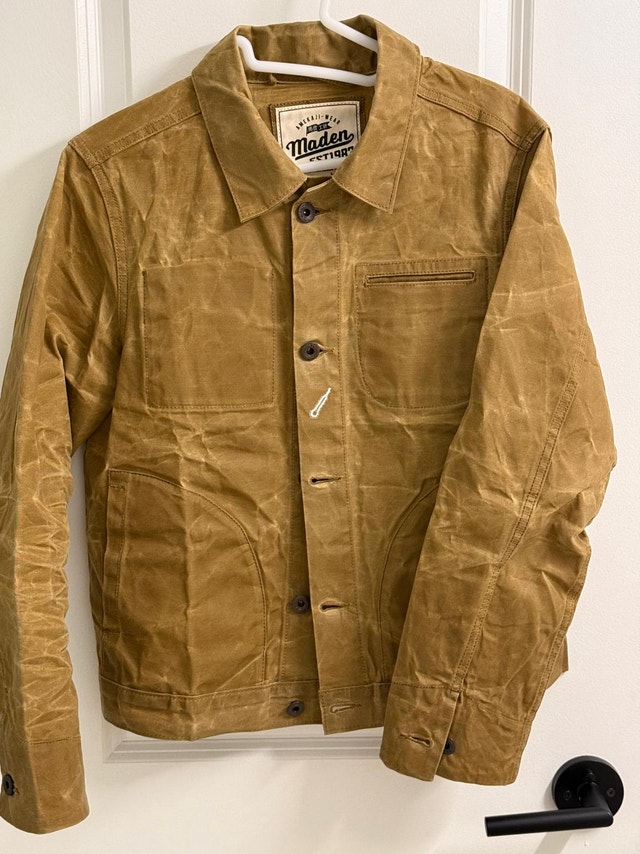New Waxed Canvas Supply Jacket - Size XS - Bond No Time to Die - photo 2