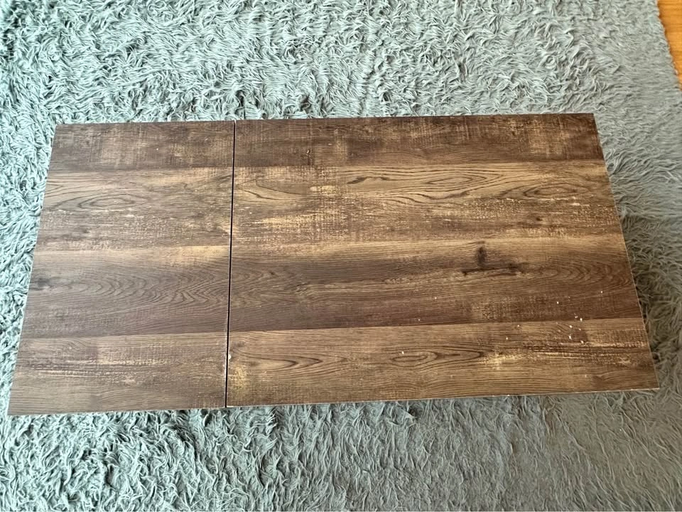 Lift top block coffee table with storage - photo 2
