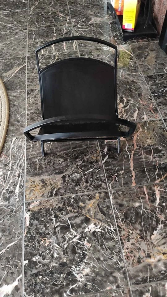 Black Metal Log Holder - photo 2