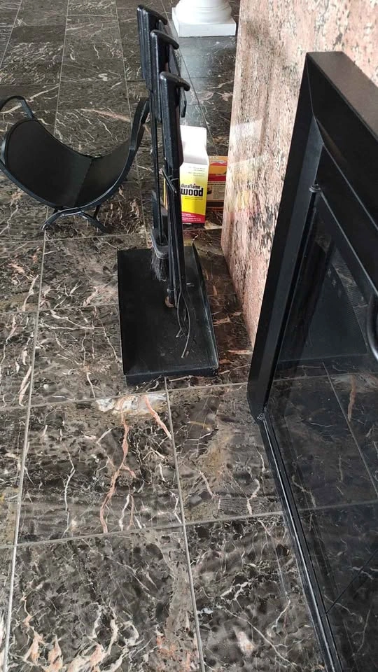Black Fireplace Tool Set - photo 2