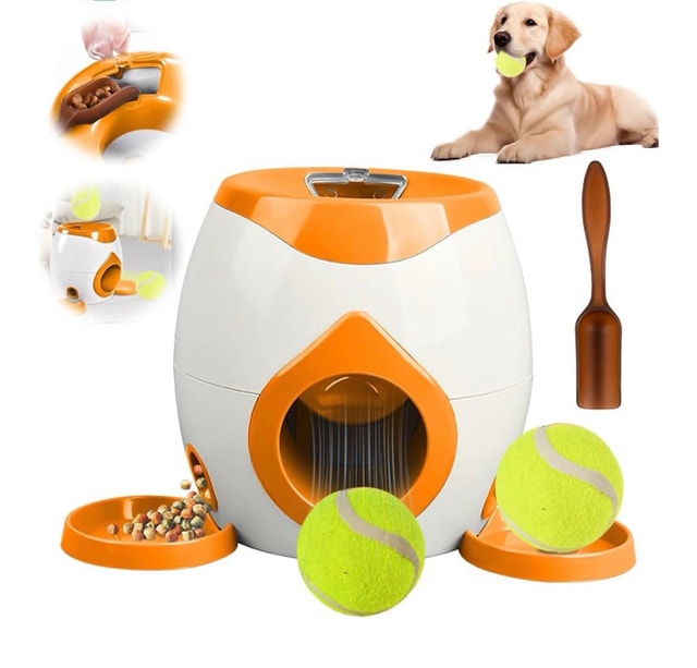 Tennis Ball Thrower with Treat Dispenser for Training - photo 2