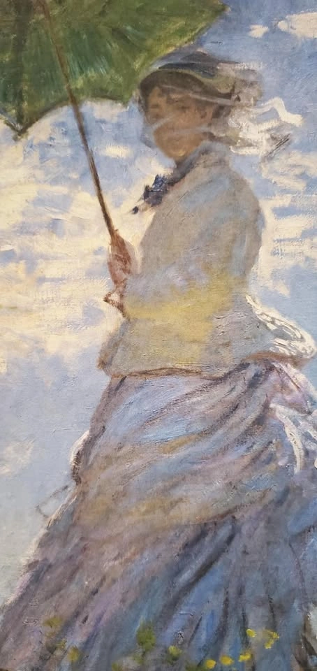 CLEARANCE - Monet Print - The Promenade, Woman with a Parasol - photo 2