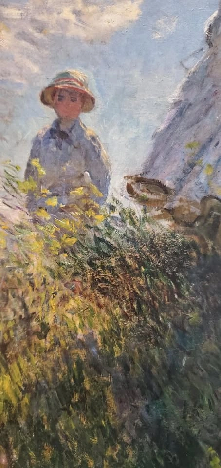 CLEARANCE - Monet Print - The Promenade, Woman with a Parasol - photo 3