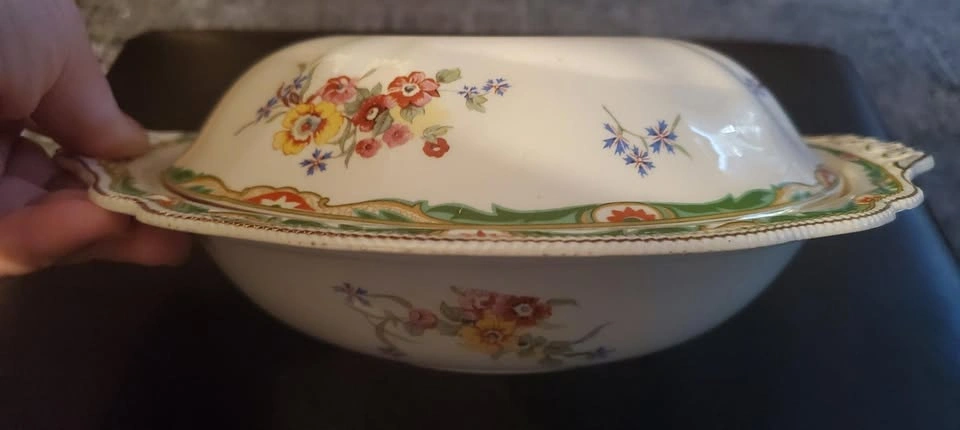 Antique English Covered Dish - photo 2