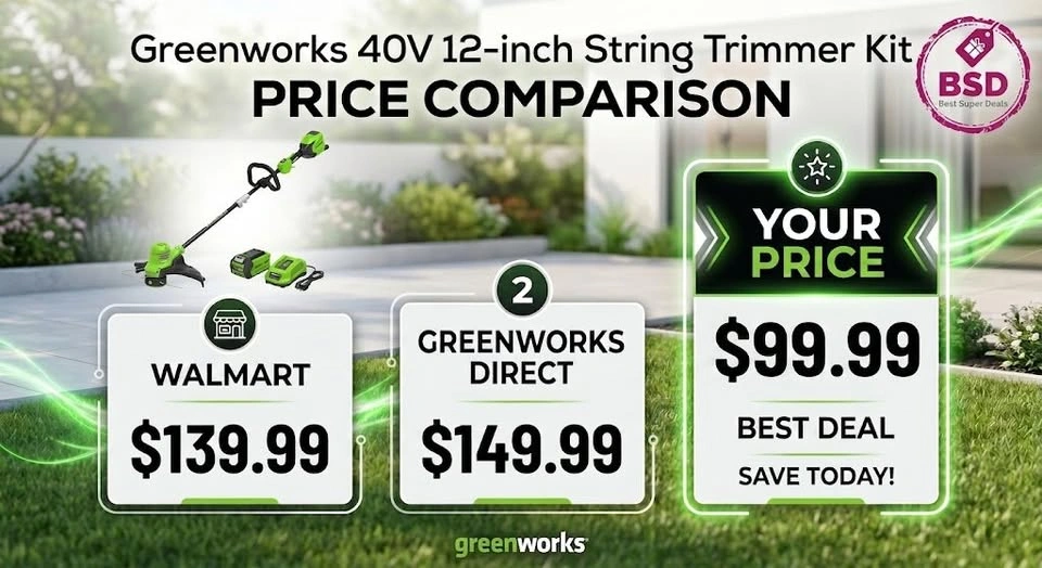 Greenworks 40V 12" Cordless String Trimmer Kit - photo 2