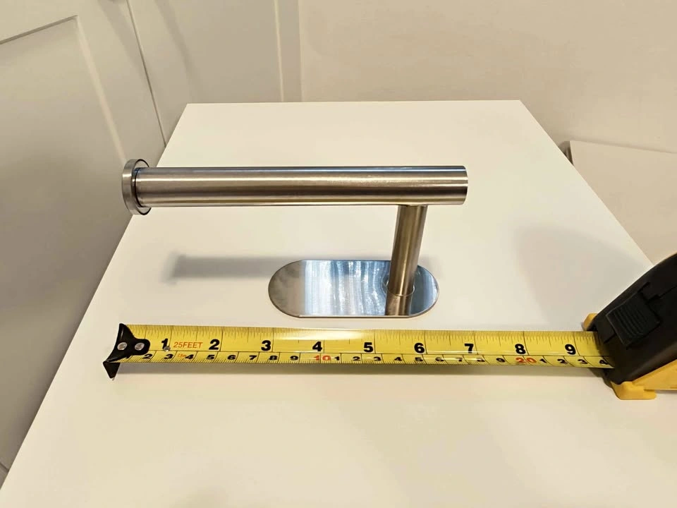No-Drill (adhesive) Toilet Paper Holder Brushed Stainless Steel
